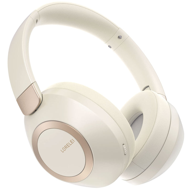 LORELEI B-C6 Kabellose Over-Ear-Kopfhörer, 50H Playtime Faltbare, leichte Bluetooth-Headsets, Tiefe