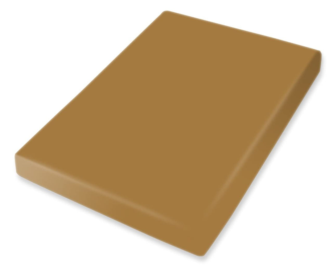 Bassetti Spannbettlaken Uni 189 Ottone Baumwolle/Elastan, Masse: 90cm x 190cm, 100cm x 220cm, 925999