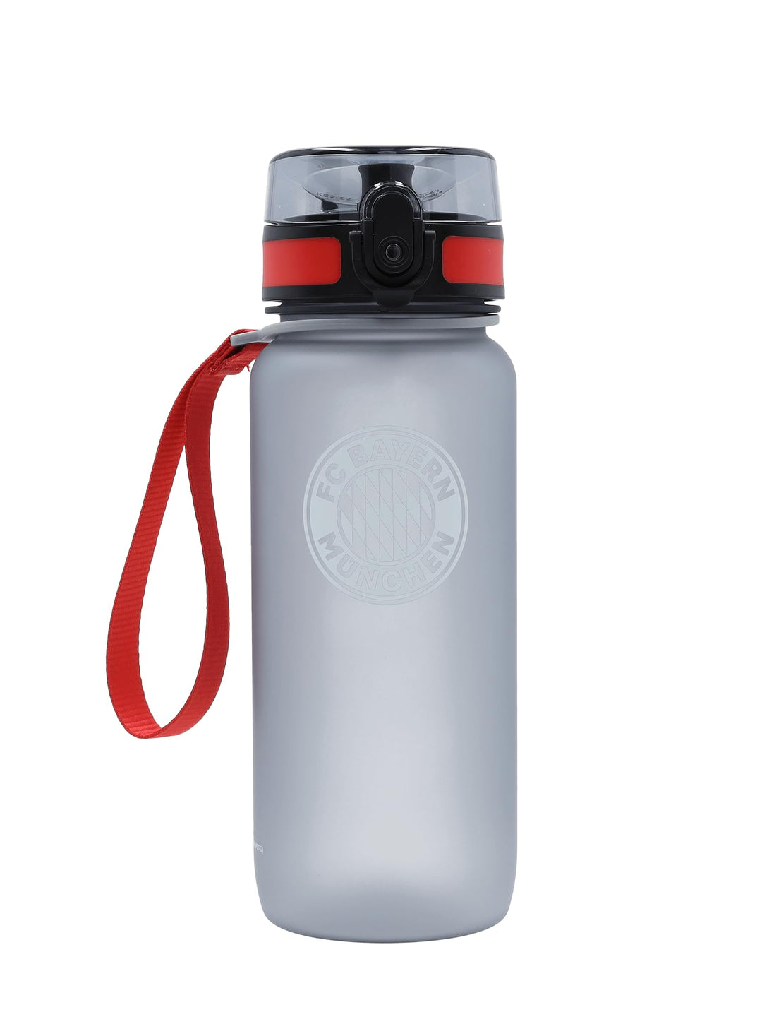 FC Bayern München I Trinkflasche I Grau I 0,65 l Fussball I Sport I Schule I Kindergarten 650 ml, 65