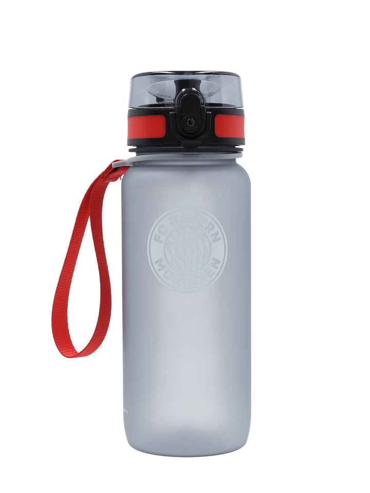 FC Bayern München I Trinkflasche I Grau I 0,65 l Fussball I Sport I Schule I Kindergarten 650 ml, 65