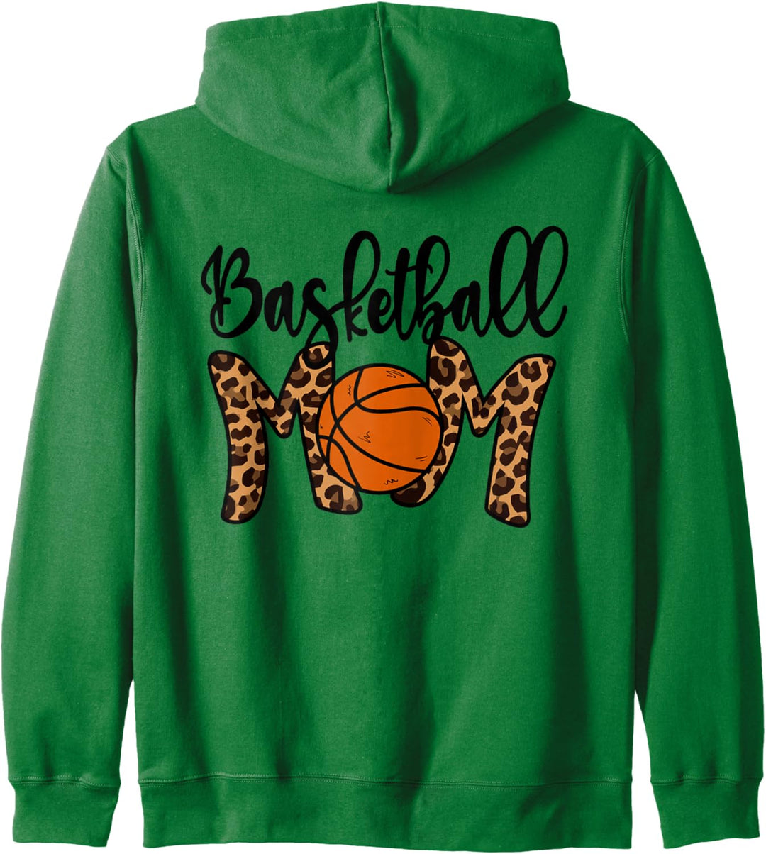 Basketball Mom Leopard Print Cute Mothers Day Basketball Mom Kapuzenjacke