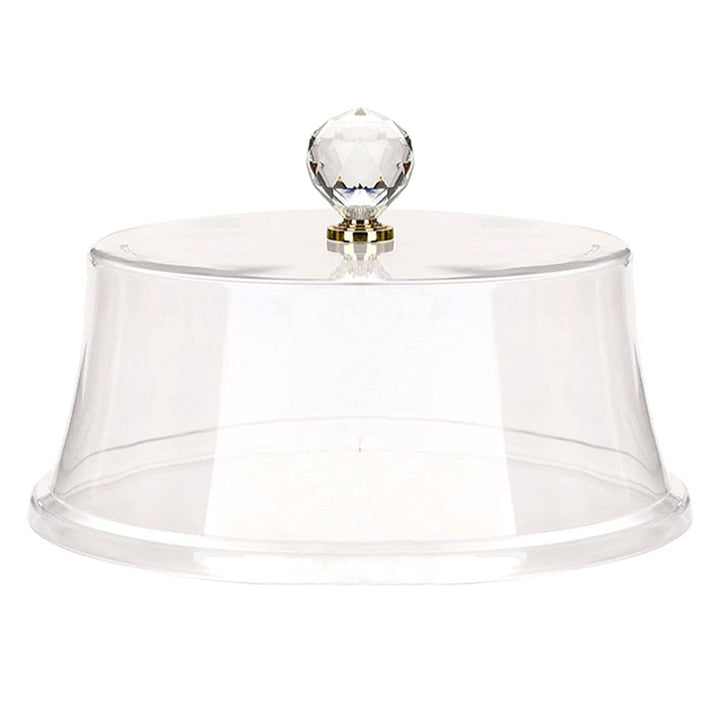 YARNOW Kuchenhaube Tortenglocke Transparent Fliegenhaube Speiseglocke Tellerhaube 32X11CM Abdeckhaub