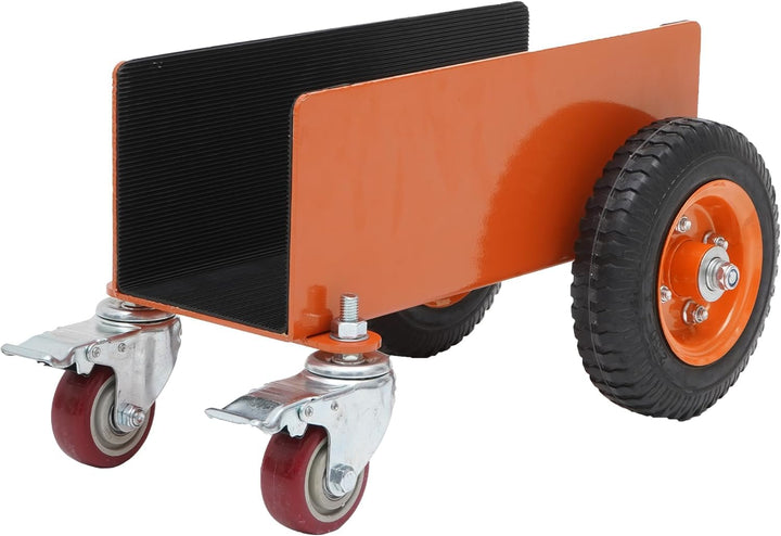 Plattenwagen 544 KG Tragfähigkeit, Plattenklemmwagen mit Universalrädern, Plattenroller für Marmor,