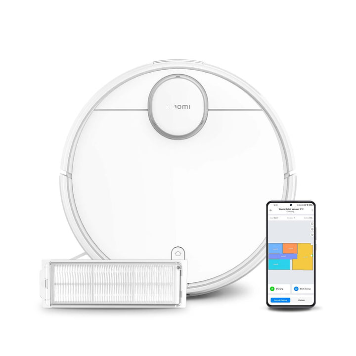 Xiaomi S12 Saugroboter mit Wischfunktion 2 in 1, 4000 Pa Saugkraft, LiDAR Navigation Hinderniserkenn