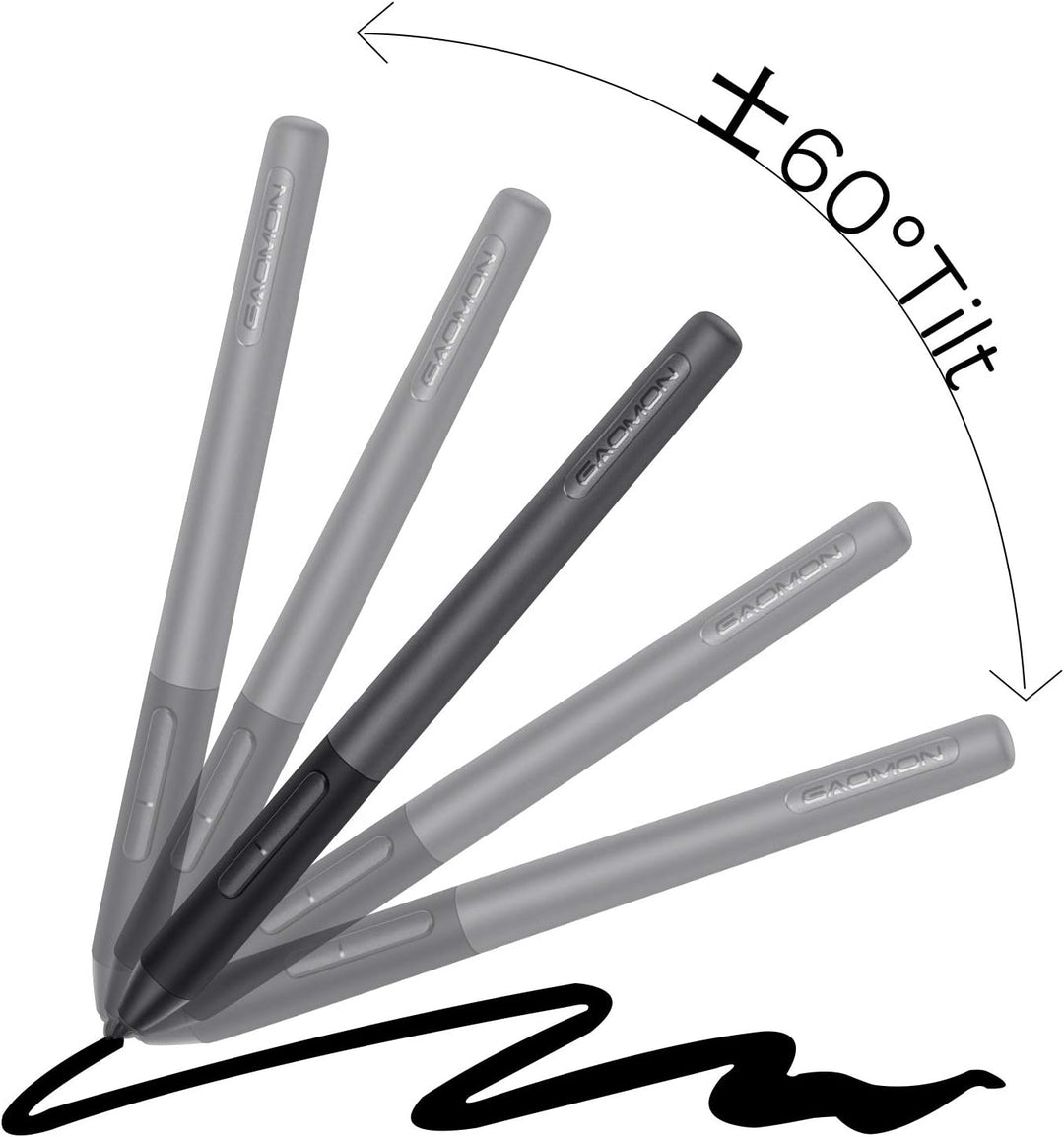 GAOMON ArtPaint AP50 Batterielosem Stift für PD1161 / PD1561 / PD156 Pro Grafik-Display