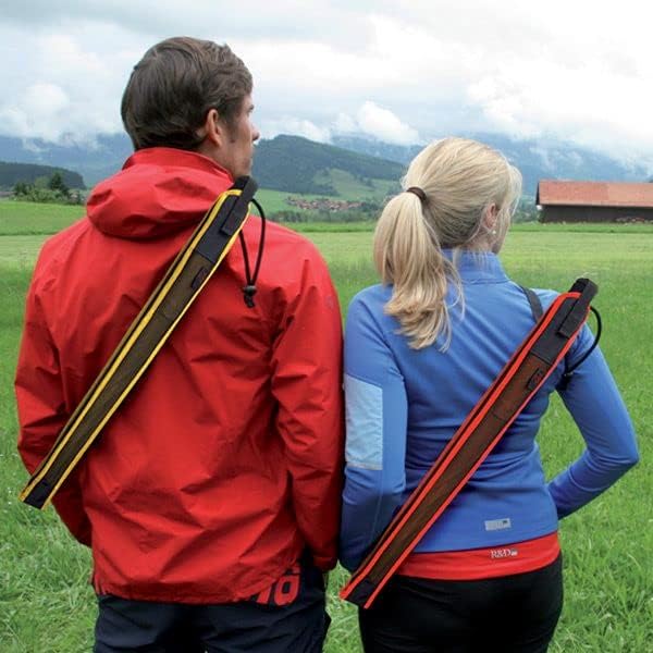 EuroSCHIRM Swing der Sonnen-, Wander-, Regen- & Trekkingschirm Marineblau/Grau/Dunkelgrün/Eisblau, M