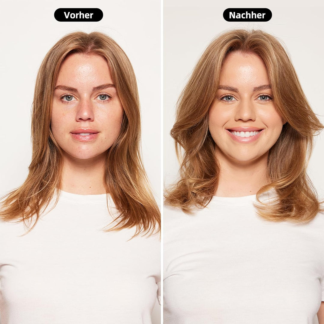 K&K Thermobürste Keratin Thermal Brush Protect Beheiztes Fass Heisse Haarbürste Ionisch Glatt Schein
