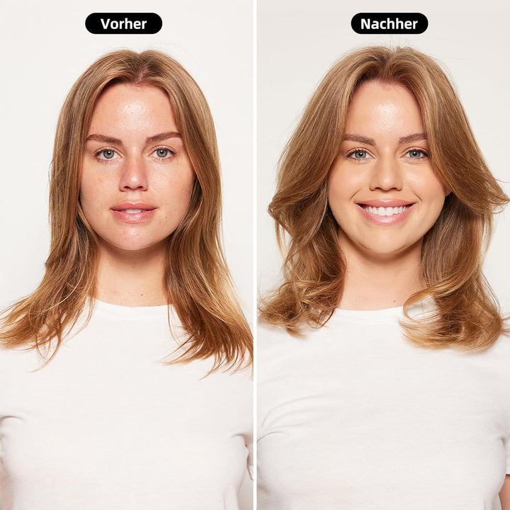 K&K Thermobürste Keratin Thermal Brush Protect Beheiztes Fass Heisse Haarbürste Ionisch Glatt Schein