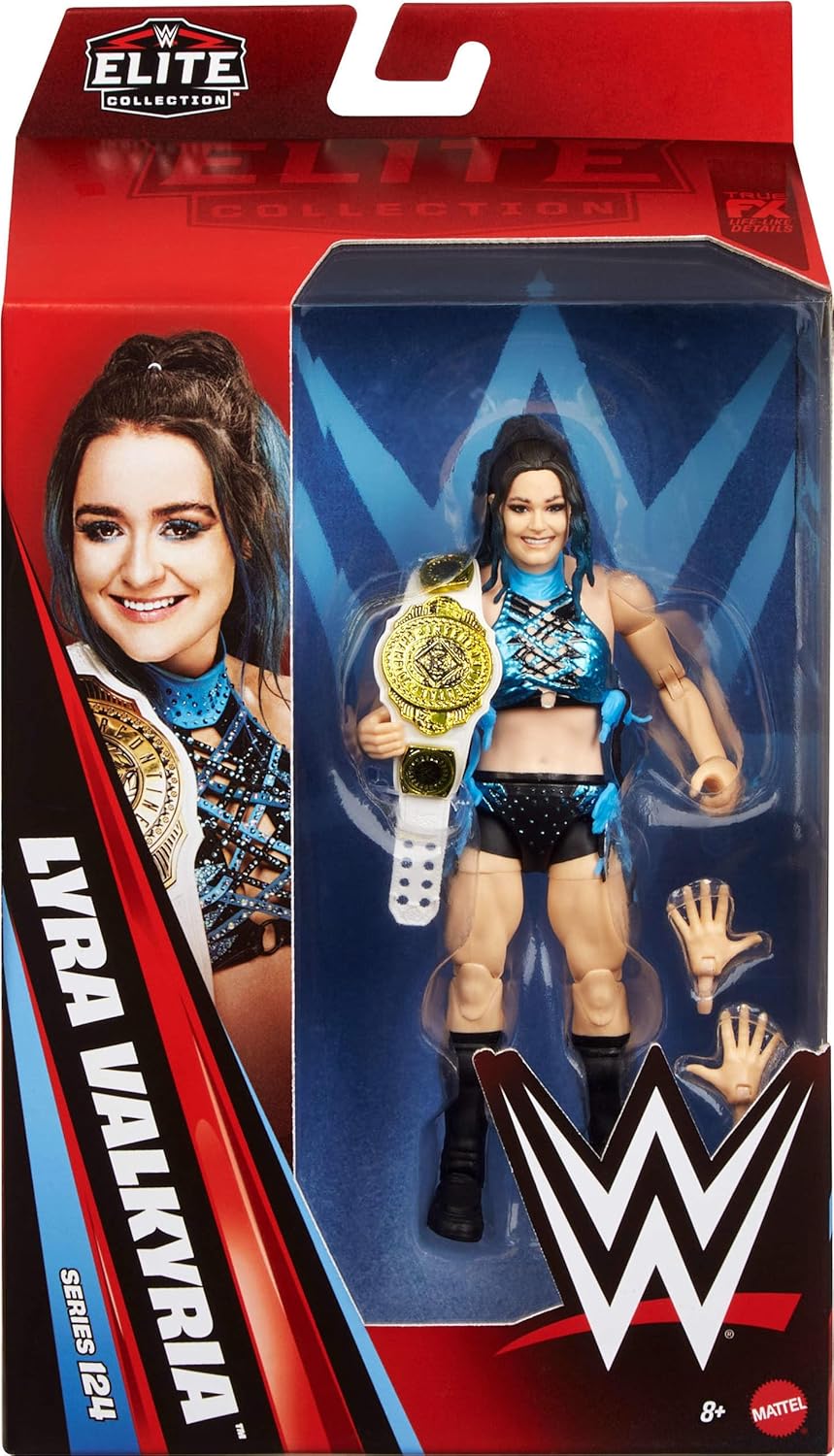 Mattel WWE Elite Actionfigur & Zubehör, Serie #124 Set, 15,2 cm grosses Sammlerstück Lyra Valkria mi