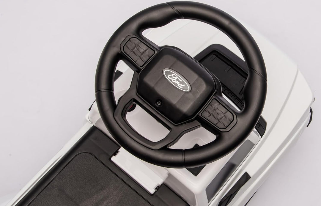 sun baby Rutschauto ab 1 Jahr – Ford Raptor – grosse Geländereifen, LED-Lichter, Sitz mit Rückenlehn