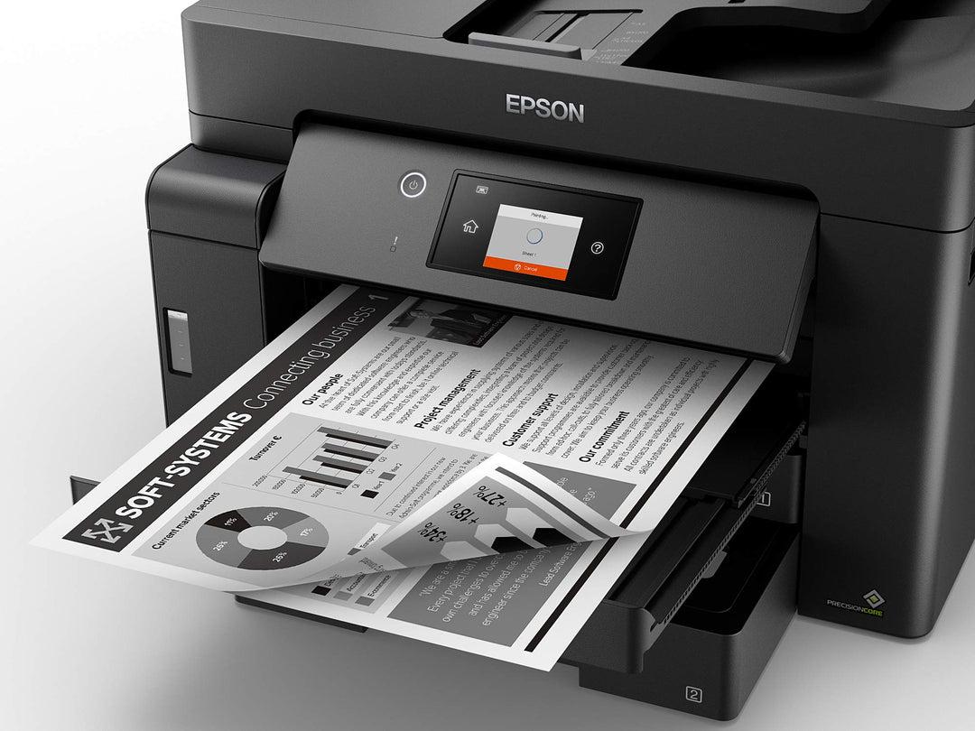 Epson EcoTank ET-M16600 4-in-1 Mono Tinten-Multifunktionsgerät (Kopie, Scan, Fax, A3, ADF, Full-Dupl