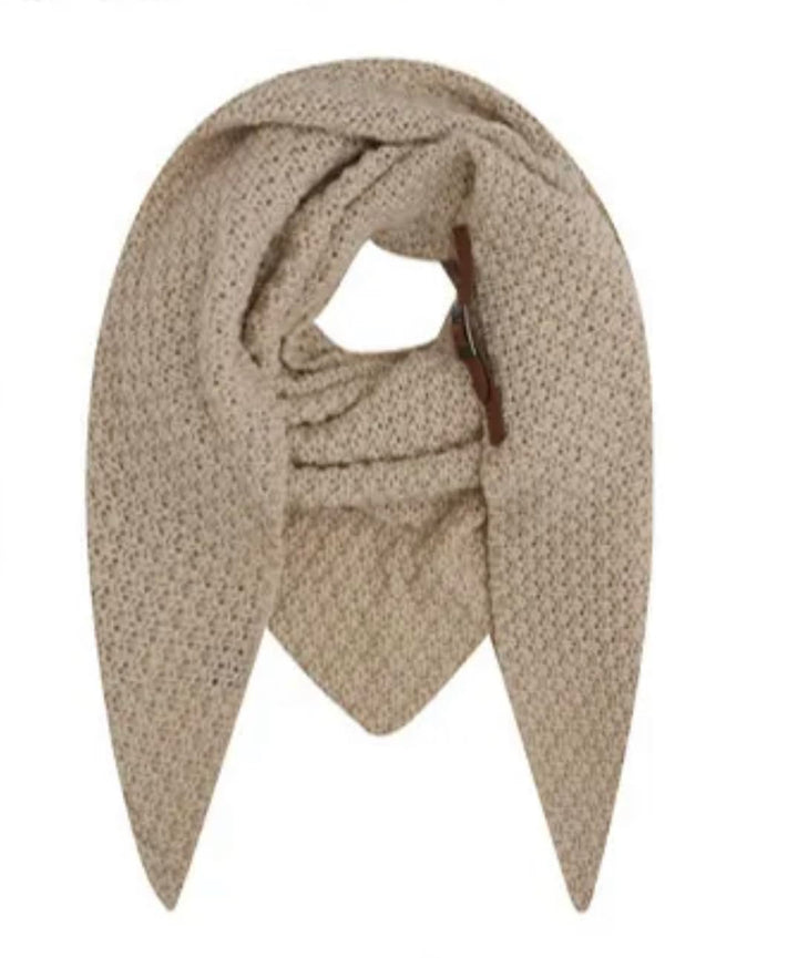 FASHION YOU WANT Dreiecksschal - Damen Strickschal mit Wolle - Umschlagtuch für den Herbst und Winte