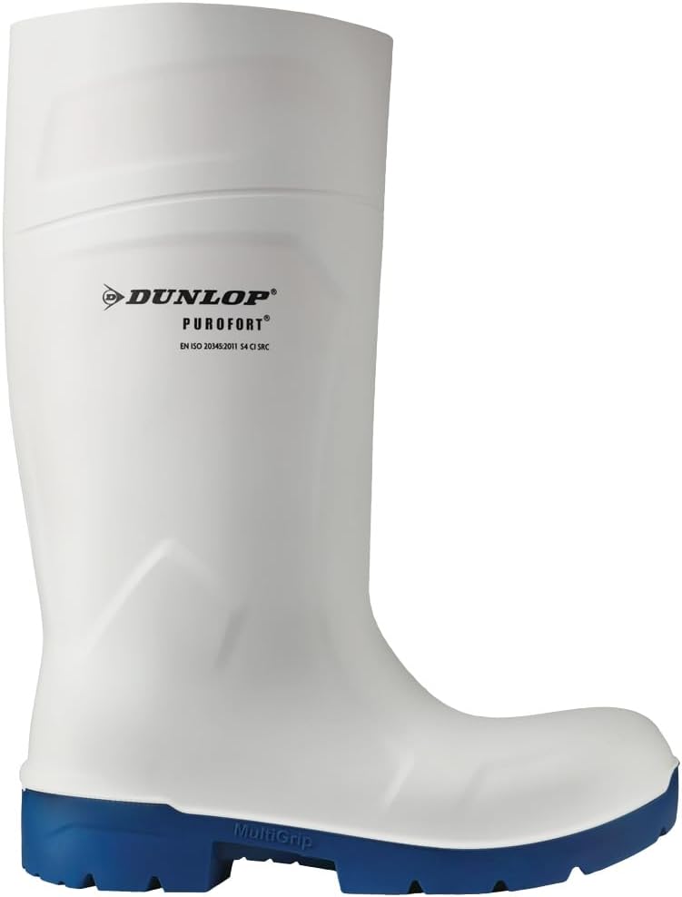 Dunlop PUROFORT MultiGrip Safety weiss, Arbeitsgummistiefel 42 EU Weiss, 42 EU Weiss