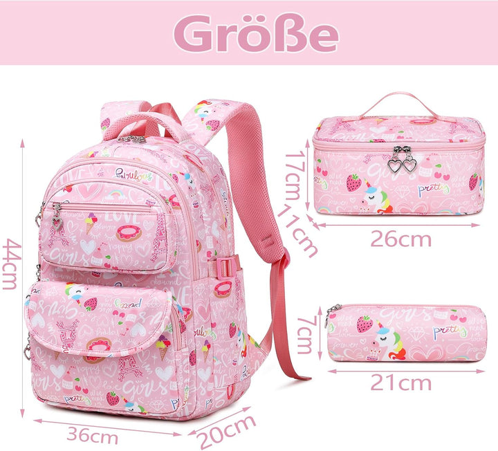 Neusky Schulrucksack Schulranzen Schultasche Sports Rucksack Freizeitrucksack Daypacks Backpack Schu