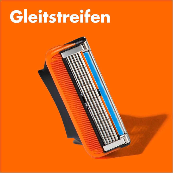 Gillette Fusion 5 Rasierklingen mit Trimmer für Präzision und Gleitbeschichtung, 8 Ersatzklingen