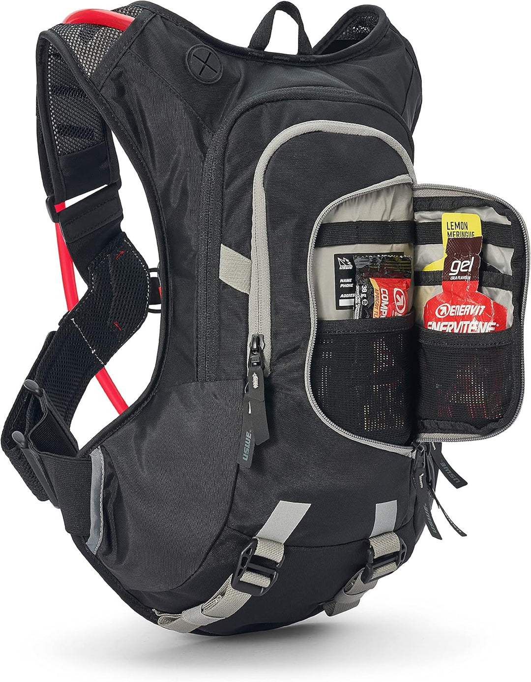 USWE Moto Hydro Hydration Pack - with Water Bladder, a High End, Bounce Free Backpack for Enduro and