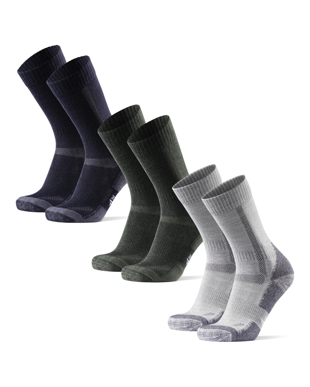 DANISH ENDURANCE Merino Wandersocken, Wollsocken, Merino Socken, Trekkingsocken, Atmungsaktiv & Star
