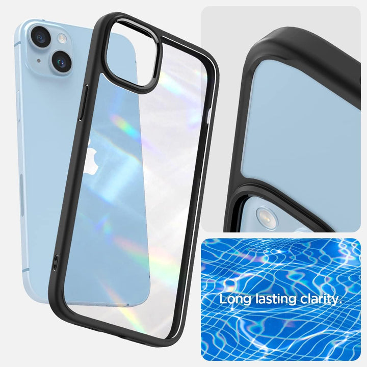 Spigen für iPhone 14 Ultra Hybrid Hülle [Anti-Yellowing] Case Handyhülle Schutzhülle Cover Transpare