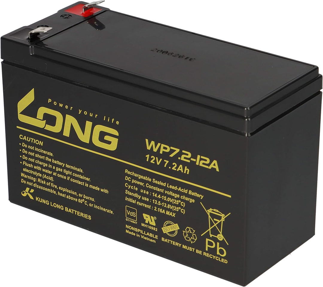 2X Ersatz Akku für 12V 7,2Ah kompatibel Treppenlift Sitzlift Flow 1 2 Minivator 950 2000 Acorn Super