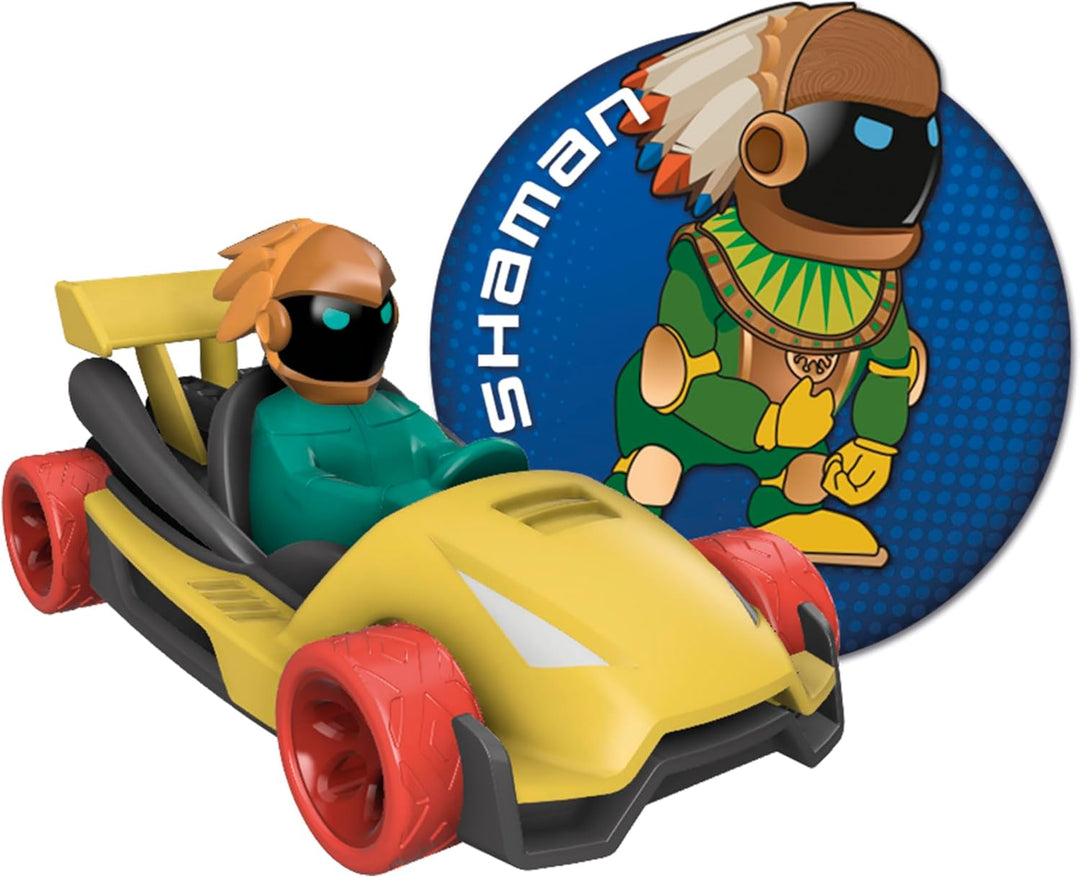 Ninco - Velokú Racers Jungle Autorennbahn | Slot car Rennbahn 5m | Ferngesteuertes Auto Set mit 2 Fi