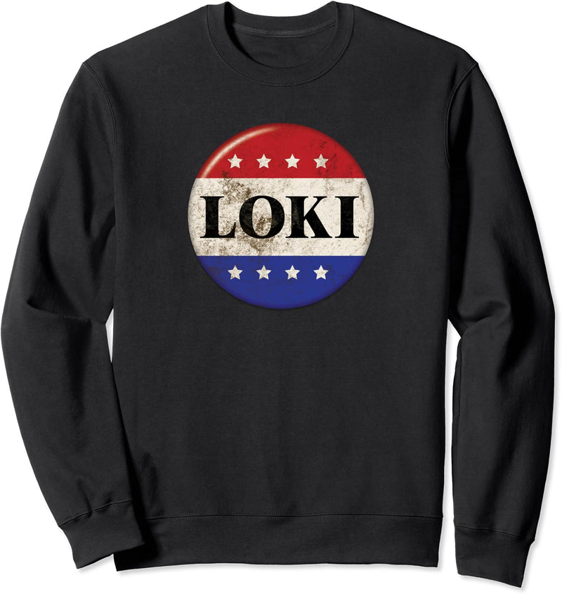 Marvel Loki President Loki Button Sweatshirt