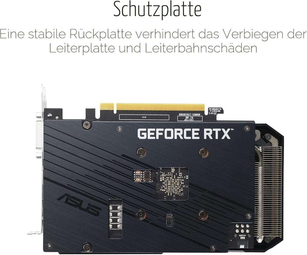 ASUS Dual GeForce RTX 3050 V2 OC Edition 8GB GDDR6 Gaming Grafikkarte (Nvidia RTX3050 V2, PCIe 4.0,