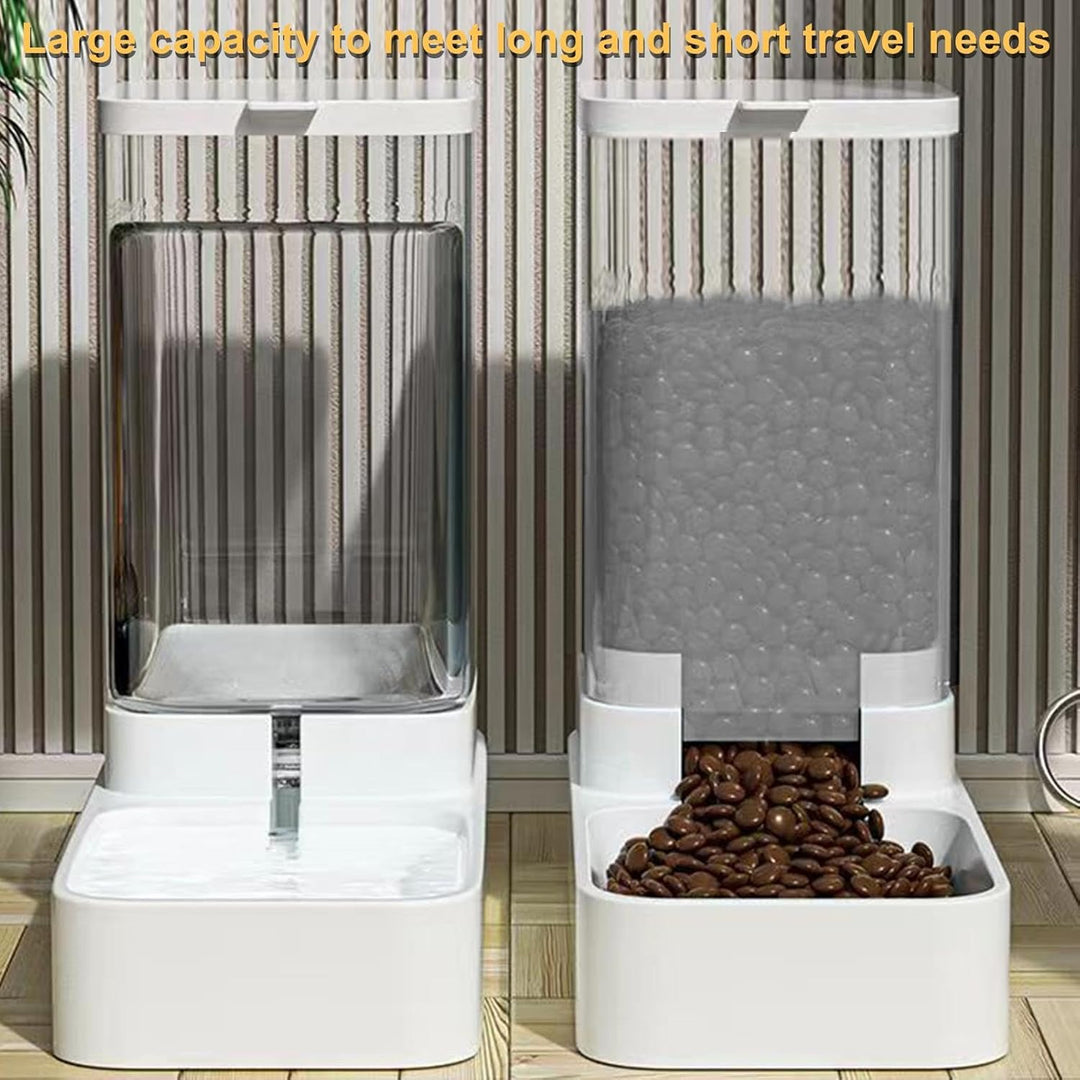 2Stk Automatisches Futter- Und Wasserspender Für Hunde, Katzen - Automatischer Futterspender Katze |