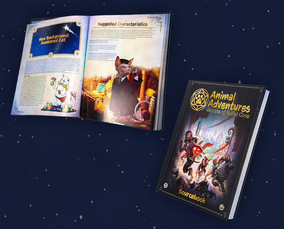 Animal Adventures: Secrets of Gullet Cove Sourcebook - Beginner’s Roleplaying Game Master RPG Rule B