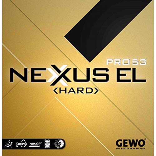 GEWO Belag Nexxus EL Pro 53 Hard Farbe maXXimum, schwarz, Grösse maXXimum, schwarz