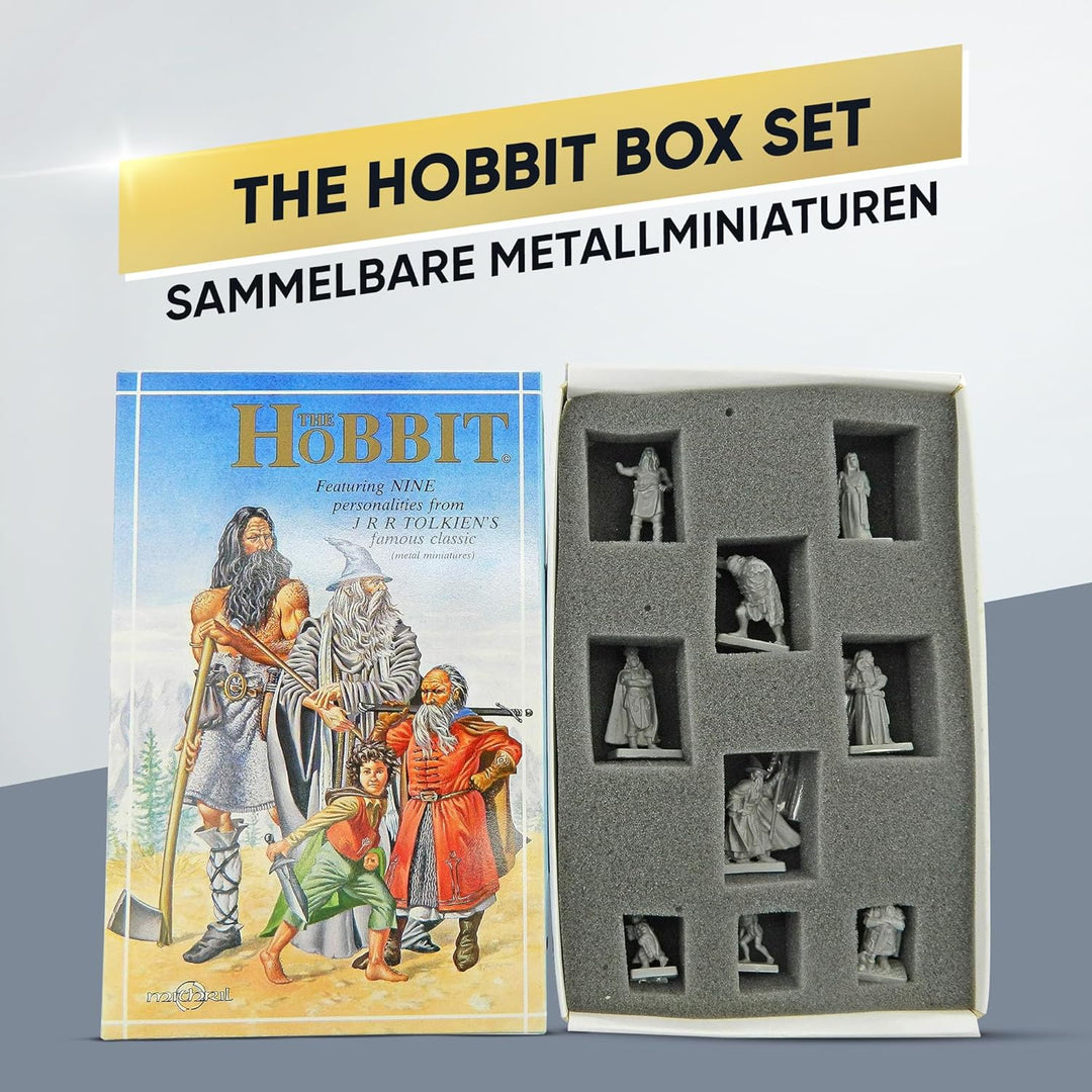 Mithril Miniatures The Hobbit Box-Set MB685, 9 x 32 mm grosse Sammelfiguren aus Metall