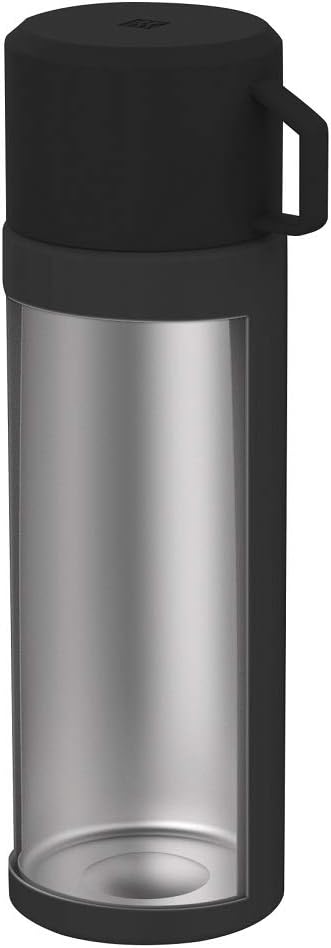 ZWILLING Thermo Isolierflasche, Integrierte Tasse, Thermokanne, Doppelwandisolierung, 1 L, Höhe: 28,