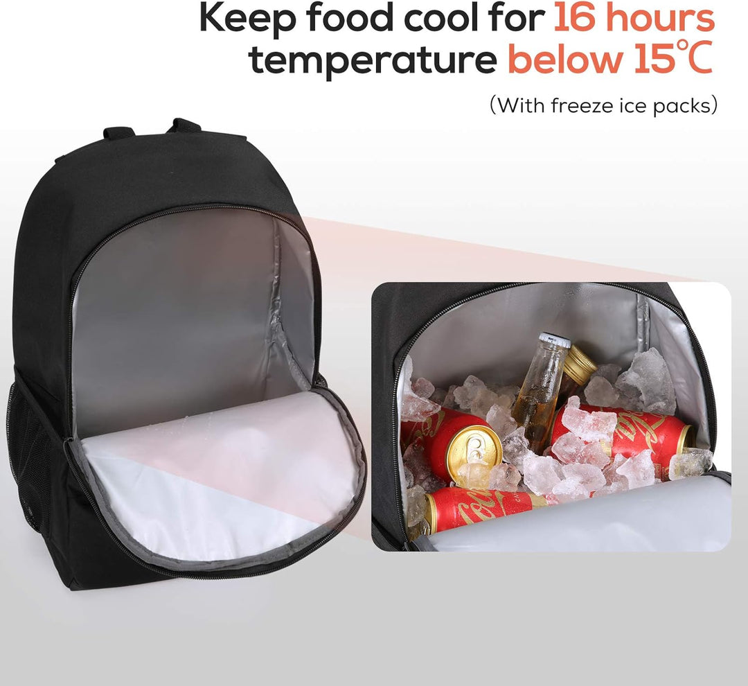 TOURIT 25L kühlrucksack, Wasserdichter kühl Rucksack Kühltasche Ultraleichter Rucksack für Männer un