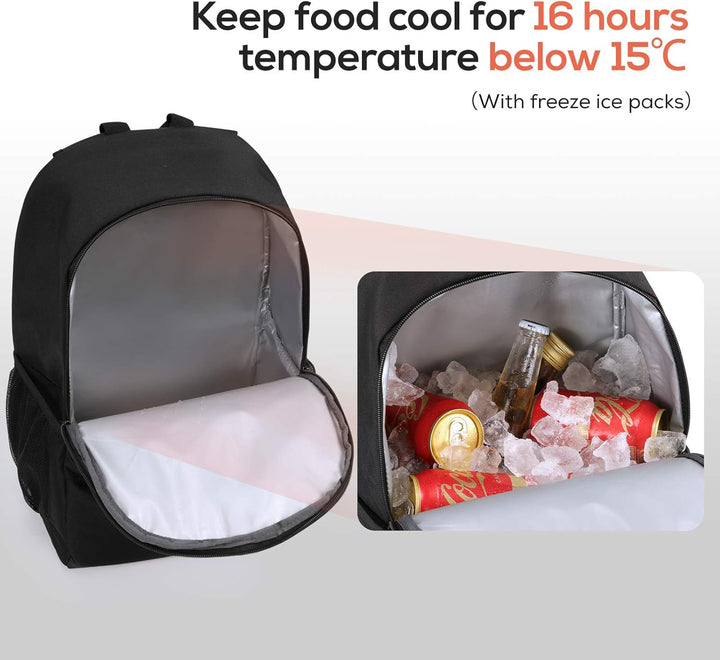 TOURIT 25L kühlrucksack, Wasserdichter kühl Rucksack Kühltasche Ultraleichter Rucksack für Männer un