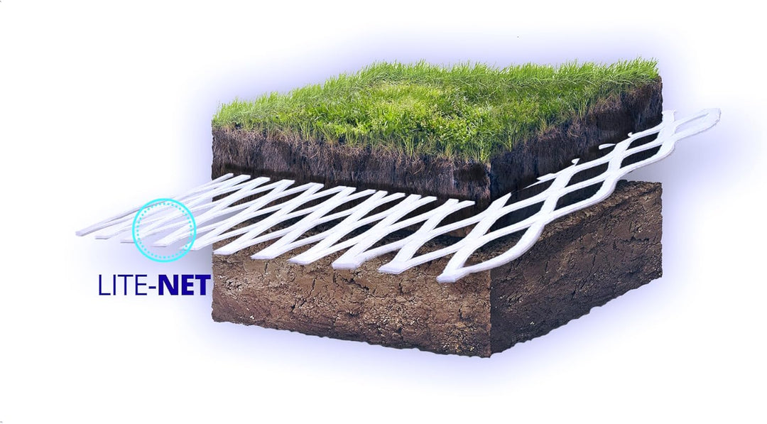 LITE-NET PP: Wasserspeichervlies für Pflanzen, dauerhaftes Verteilernetz für Bäume und Hochbeete (2,