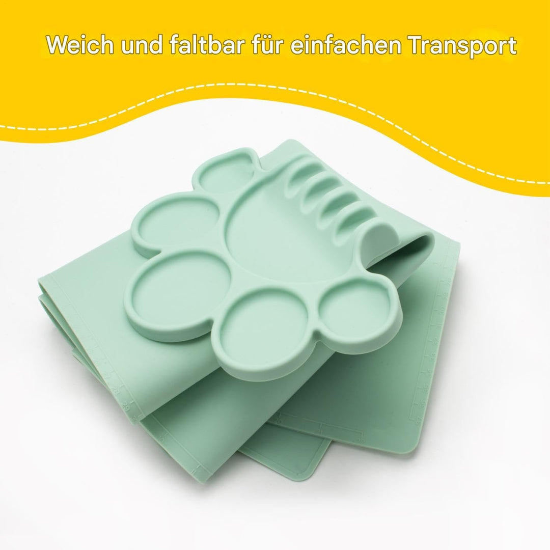 Silicone Malunterlage Für Kinder,Mit Verstellbarer Palettenunterlage | 60 x 40 cm Faltbare Kinder Ma