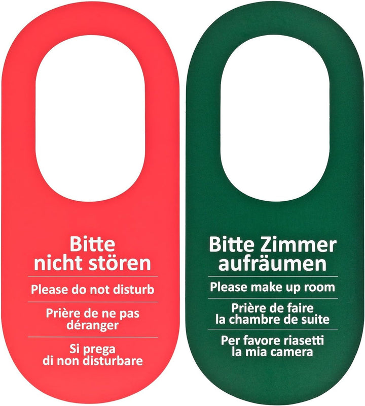 100 Stück Türschild Hotel Bitte nicht stören - Zimmer aufräumen