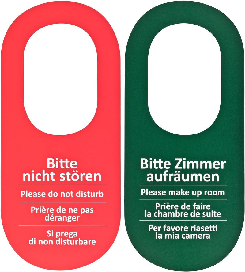 100 Stück Türschild Hotel Bitte nicht stören - Zimmer aufräumen