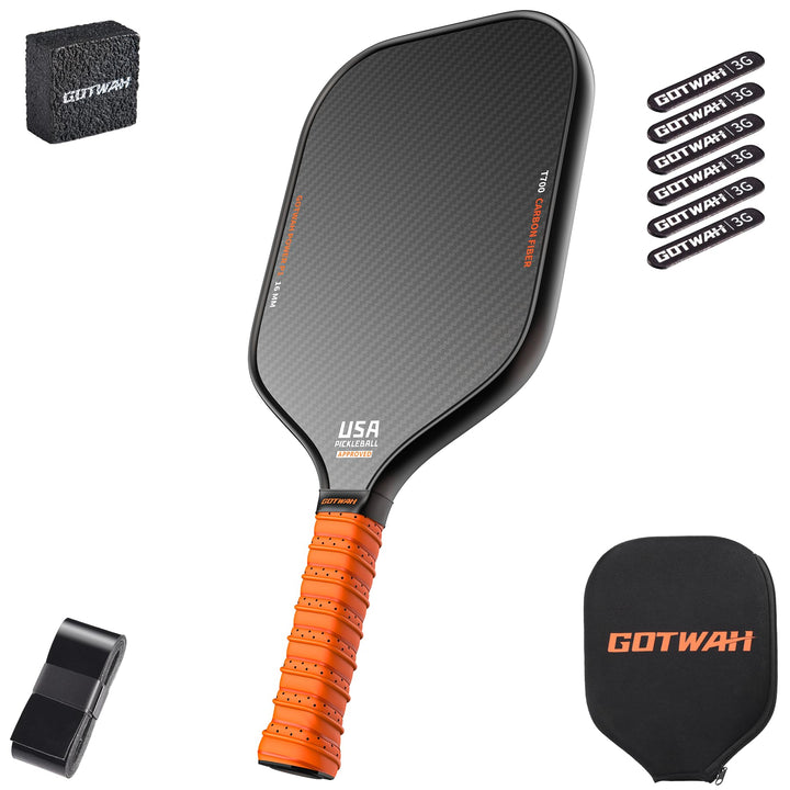 P1 Pickleball Schläger, 3K+T700 Pickleball racket Paddel Set, USAPA-zugelassener Pickleballschläger