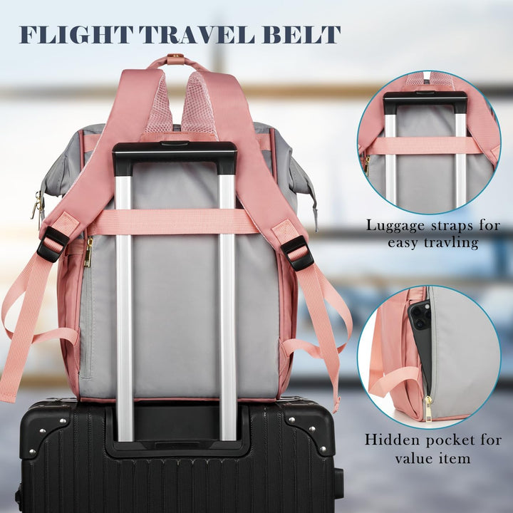 Schulrucksack Mädchen Teenager,15,6 Zoll Laptop Rucksack Damen Schulranzen Schultasche Rucksack Schu