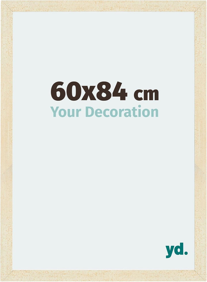 yd. Your Decoration - Bilderrahmen 60x84 cm - Bilderrahmen aus MDF mit Acrylglas - Antireflex - Ausg