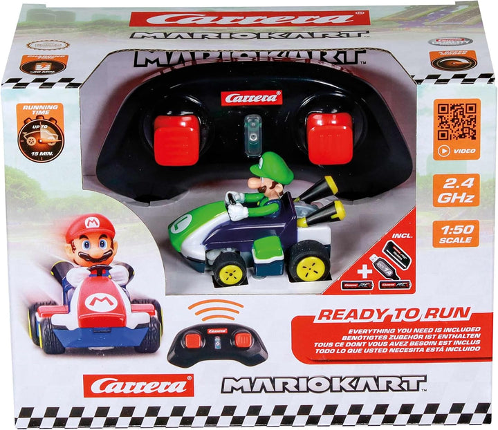 2,4GHz Mario Kart(TM) Mini RC, Luigi (Paperbox)