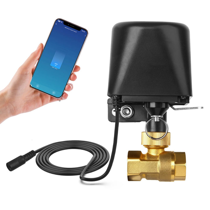 Smart Water Valve WIFI/Bluetooth Wasserventil Steuerung, Sprachsteuerung Wasserventil Kompatibel mit