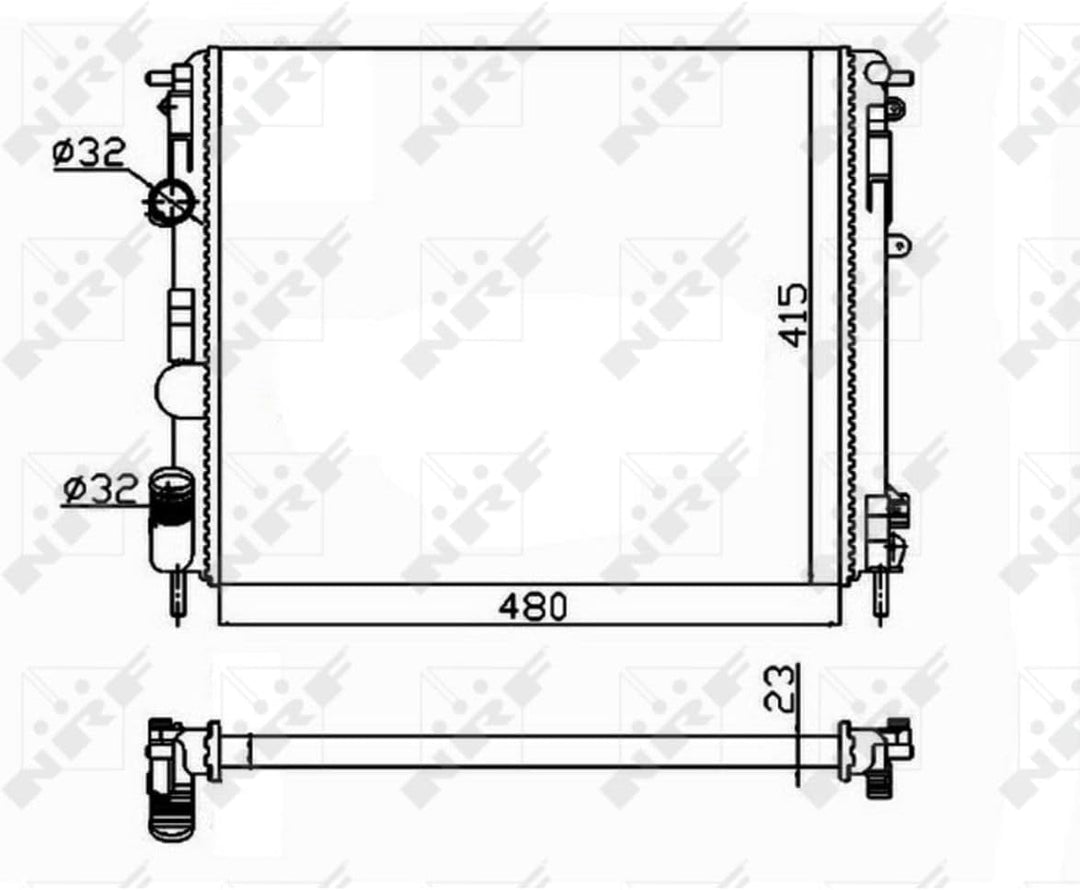 NRF 58148 Kühler, Motorkühlung