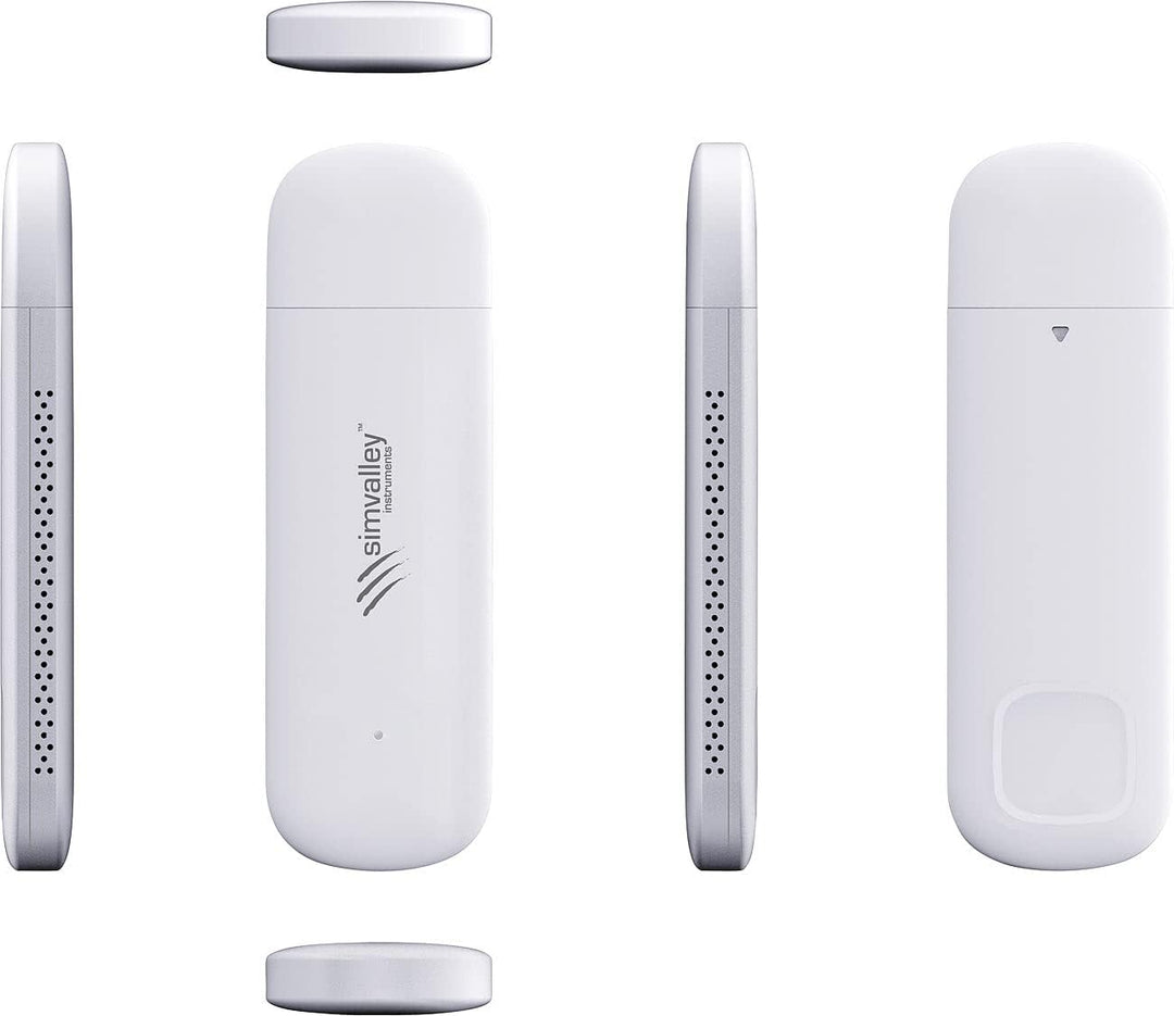 simvalley MOBILE LTE Stick: 4G/LTE-Surfstick, bis 150 Mbit/s, für bis zu 8 Nutzer, App-Verwaltung (W