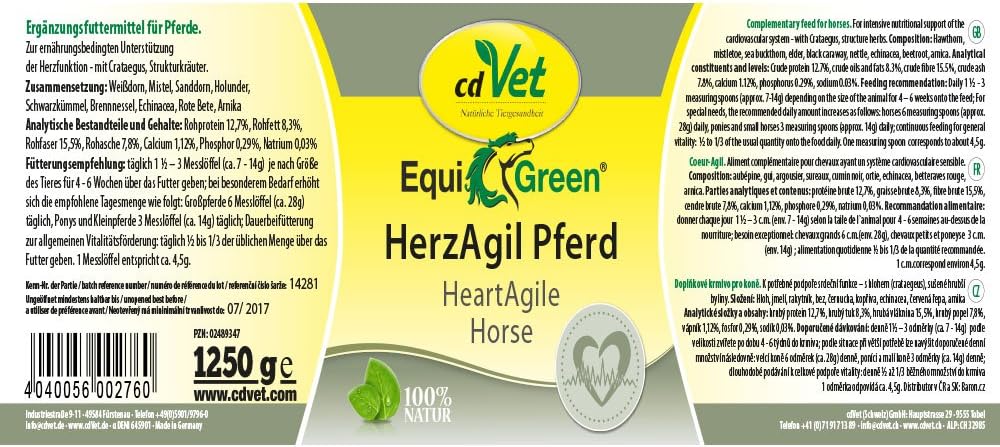 EquiGreen HerzAgil, 1,25 kg, 1,25 kg