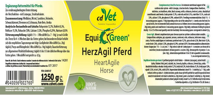 EquiGreen HerzAgil, 1,25 kg, 1,25 kg