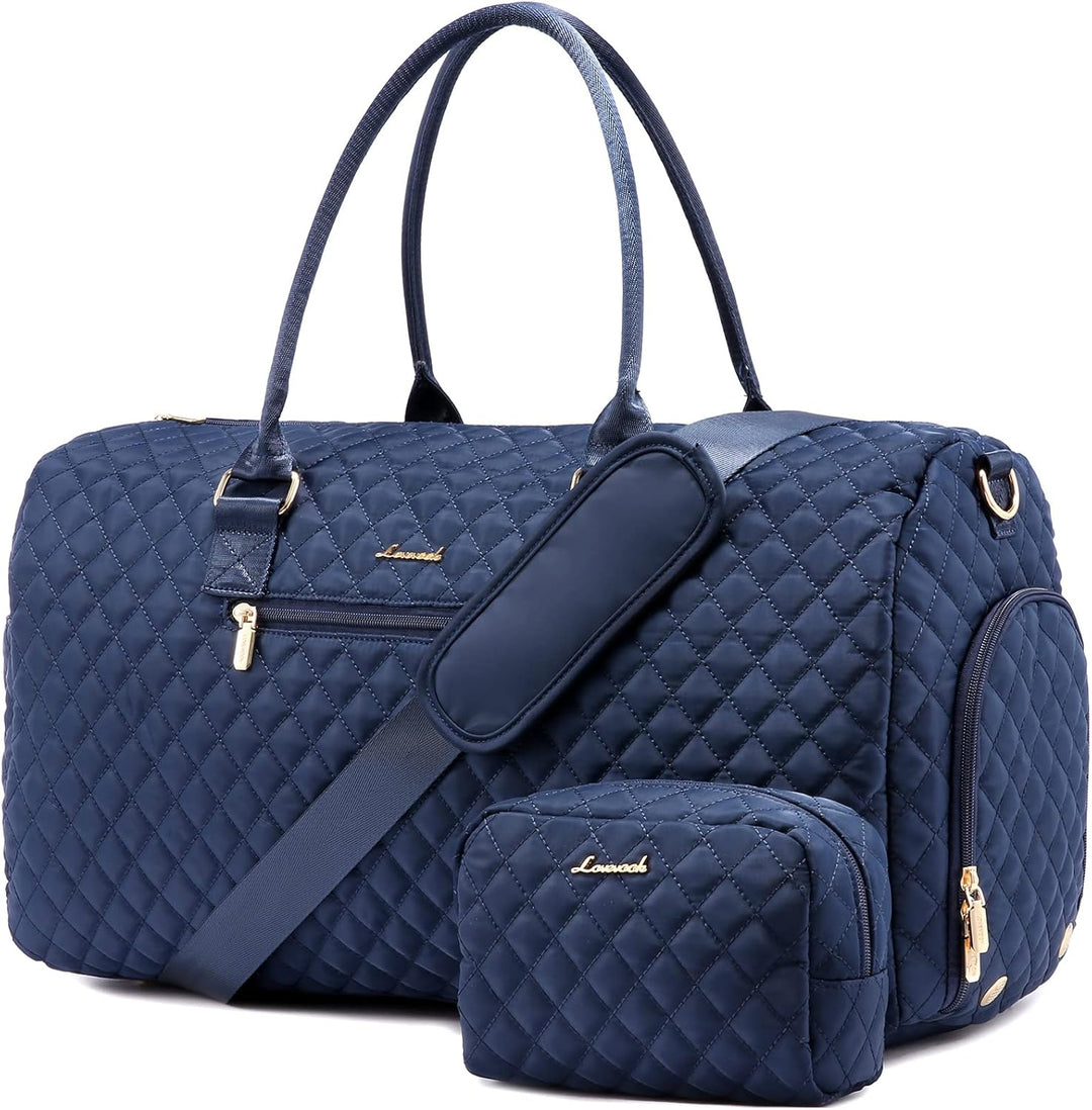 LOVEVOOK Sporttasche Reisetasche Damen, Weekender Travel Kliniktasche Geburt mit Kulturtasche, Schuh
