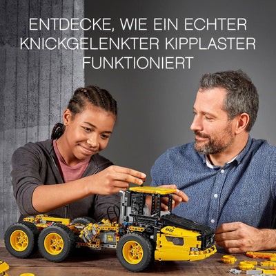 LEGO 42114 Technic 6x6 Knickgelenkter Volvo-Dumper, ferngesteuertes Modellauto, Modellbausatz LKW-Sp