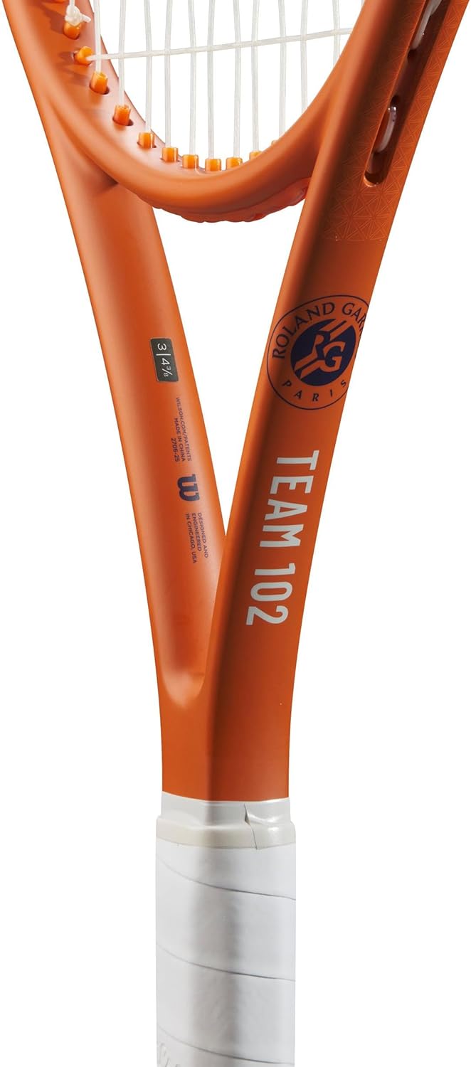 Wilson Roland-Garros Team 102 Tennis Racket 4-1/8" (1) Marineblau / Weiss, 4-1/8" (1) Marineblau / W