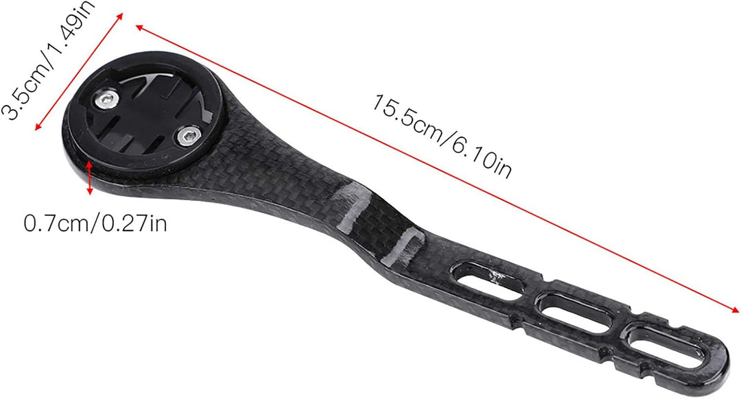 Alomejor Einstellbare Bike Computer Lenker Halterung für Garmin Edge Cateye Bryton